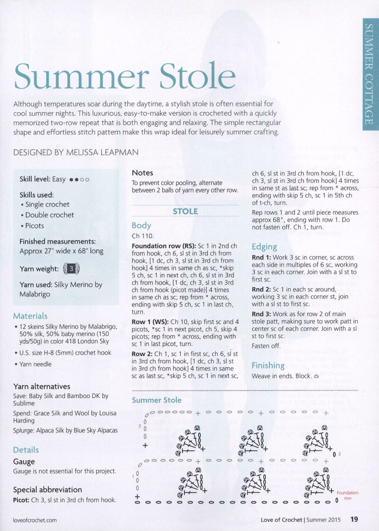 Love of Crochet  Summer 2015 - 輕描淡寫(xiě) - 輕描淡寫(xiě)