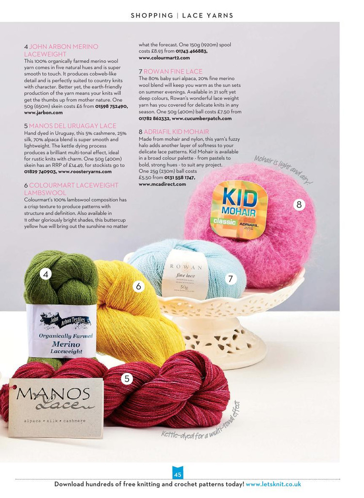 Lets Knit Issue 94 2015 - 輕描淡寫(xiě) - 輕描淡寫(xiě)