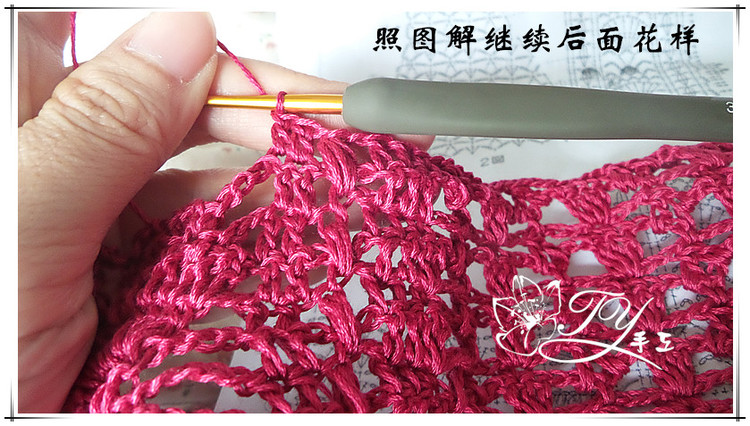 1420——醉花蔭——菠蘿邊簡潔開衫 - ty - ty 的 編織博客
