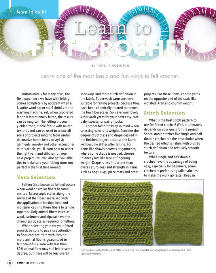 Crochet!  Spring 2016 - 輕描淡寫 - 輕描淡寫