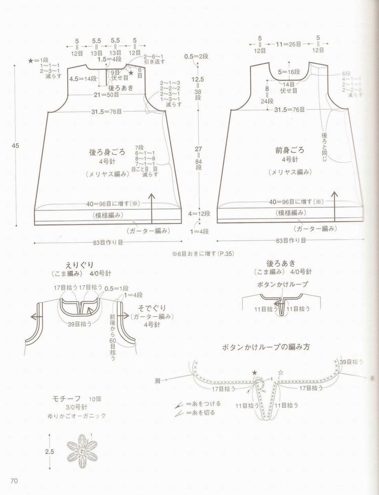 Ondori organic cotton baby knit - 紫蘇 - 紫蘇的博客
