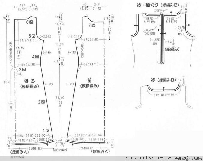無(wú)袖連衣裙 - 編織幸福 - 編織幸福的博客