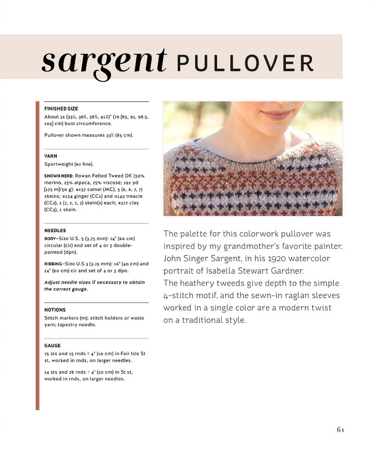 New American Knits Classic Sportswear Patterns - 輕描淡寫 - 輕描淡寫