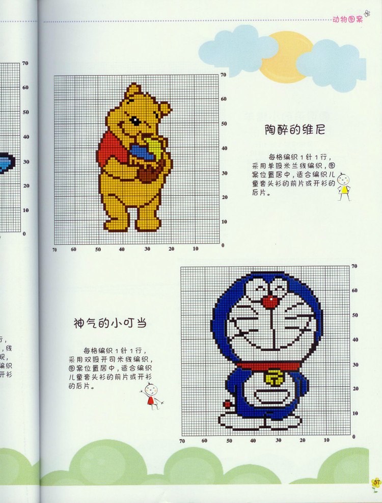 最新毛衣配色（動物人物圖案集） - 壹一 - 壹一的博客