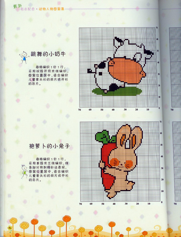 最新毛衣配色（動物人物圖案集） - 壹一 - 壹一的博客