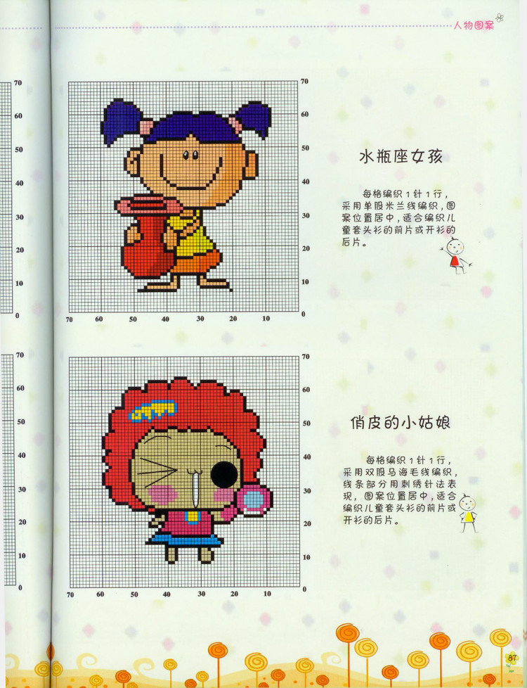 最新毛衣配色（動物人物圖案集） - 壹一 - 壹一的博客