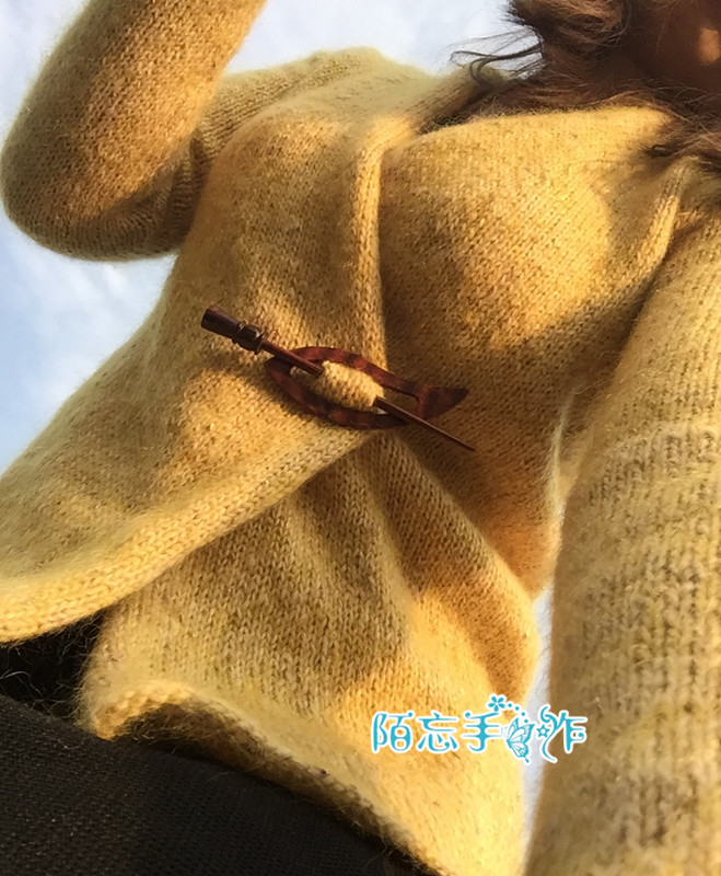 秋葉.原----簡單好織的開衫 - 陌陌 - 陌忘手工博客