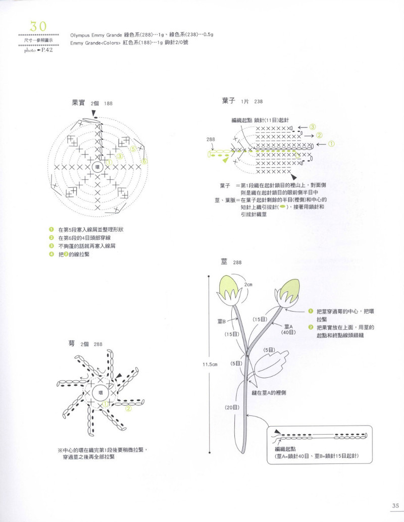 Lace Crochet Best Pattern 112 2013 - 蕾絲花飾編書 - 荷塘秀色 - 茶之韻