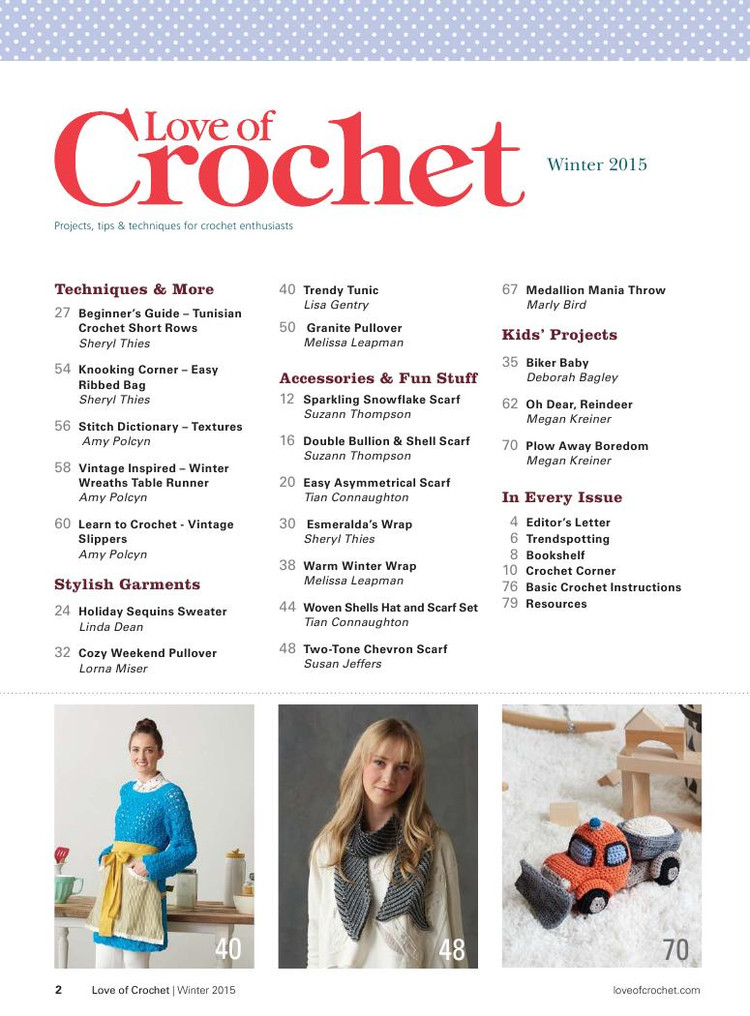 Love of Crochet  Winter 2015 - 輕描淡寫(xiě) - 輕描淡寫(xiě)