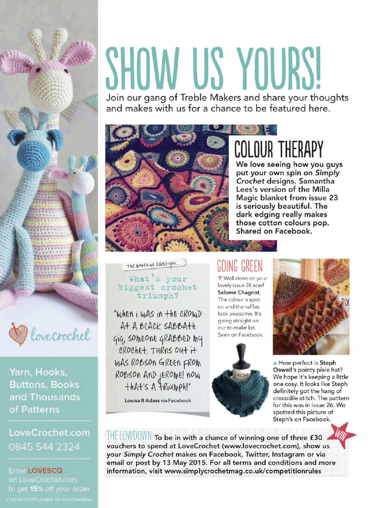 Simply Crochet Issue 30 2015 - 輕描淡寫 - 輕描淡寫