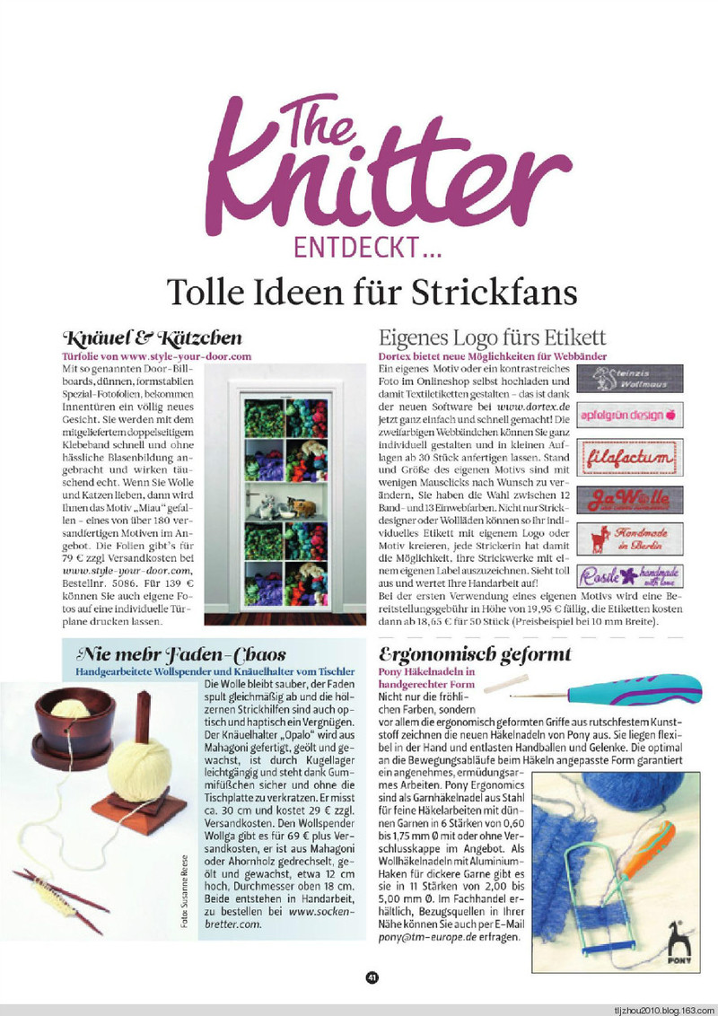 The Knitter №10 2012 - 紫蘇 - 紫蘇的博客