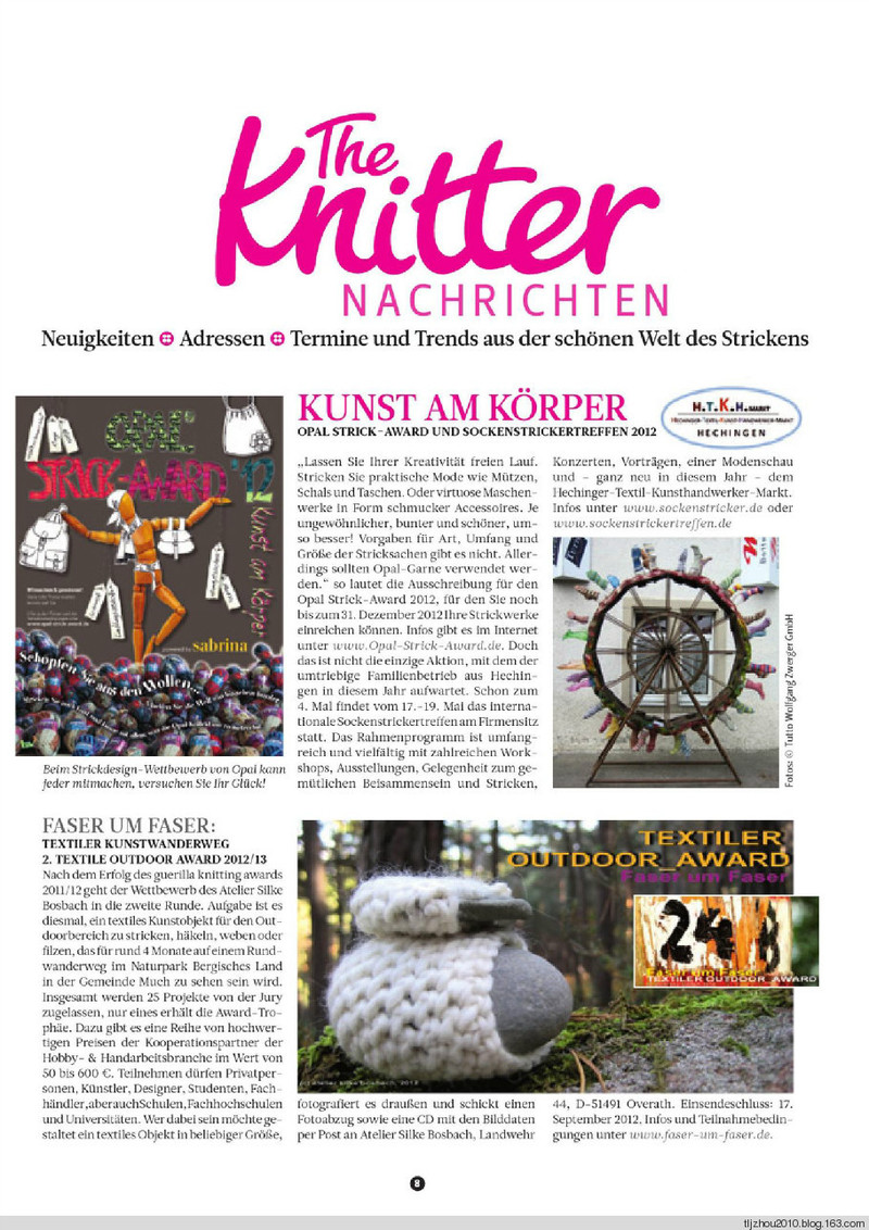 The Knitter №10 2012 - 紫蘇 - 紫蘇的博客