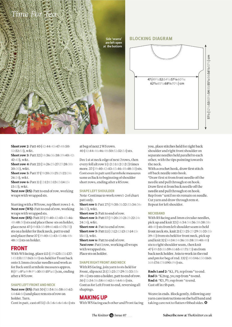 The Knitter  Issue 87 2015 - 輕描淡寫 - 輕描淡寫