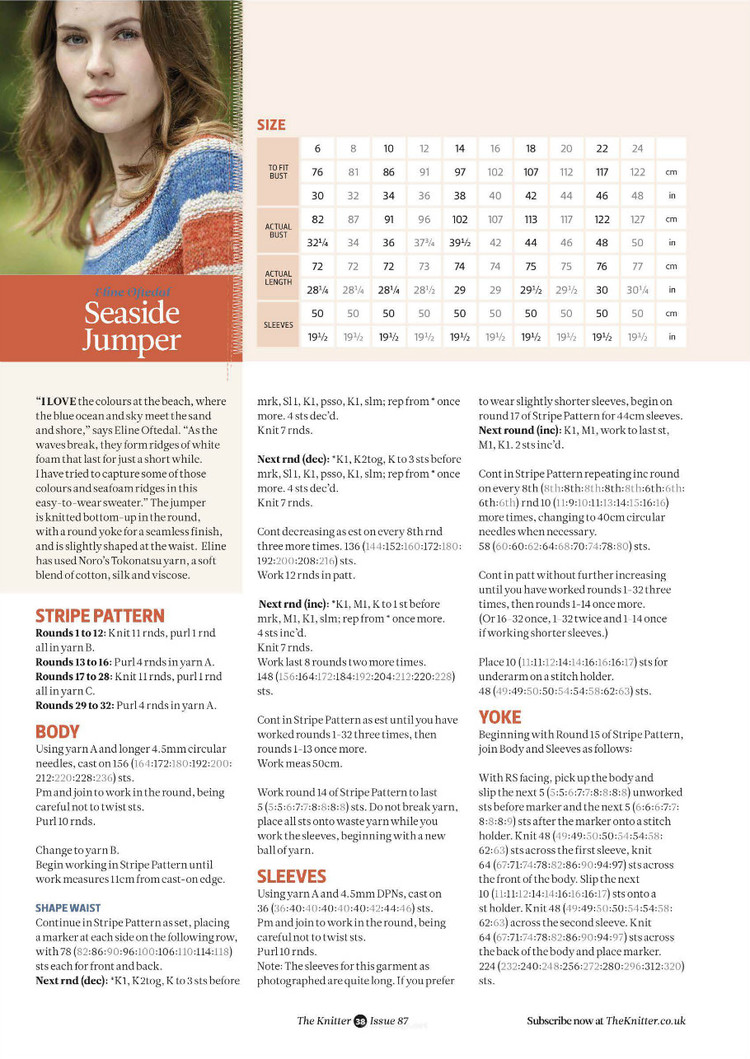 The Knitter  Issue 87 2015 - 輕描淡寫 - 輕描淡寫