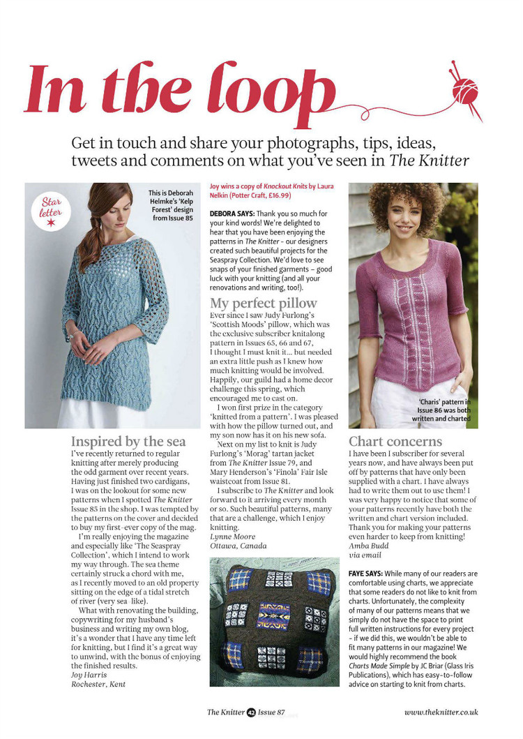 The Knitter  Issue 87 2015 - 輕描淡寫 - 輕描淡寫