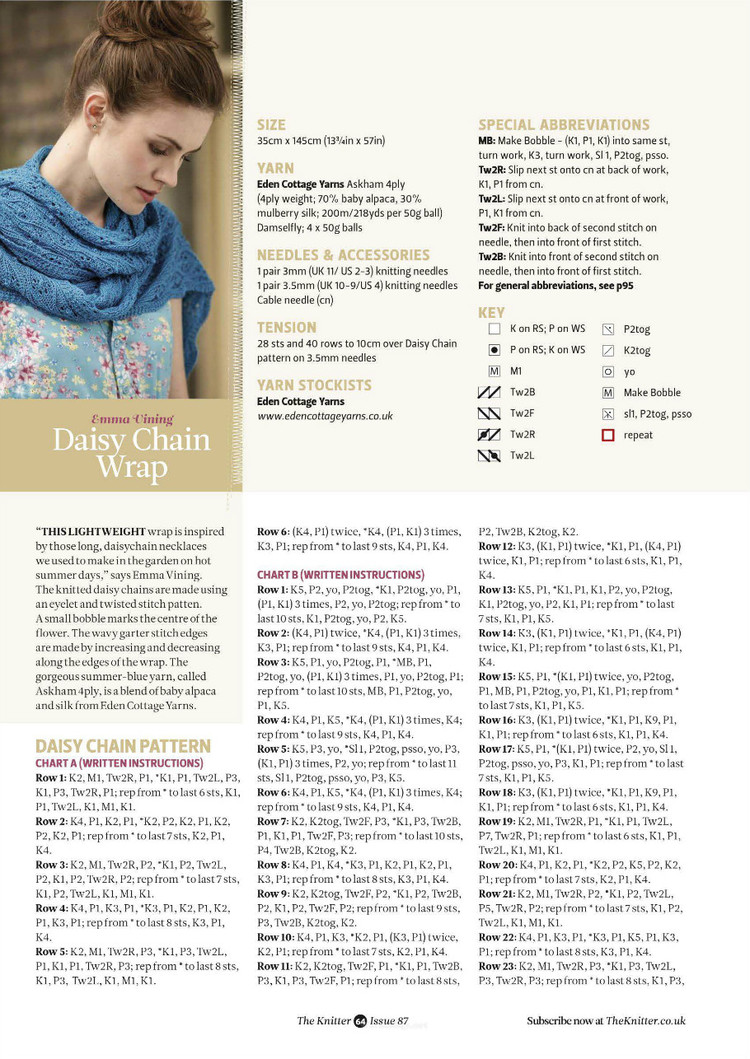 The Knitter  Issue 87 2015 - 輕描淡寫 - 輕描淡寫