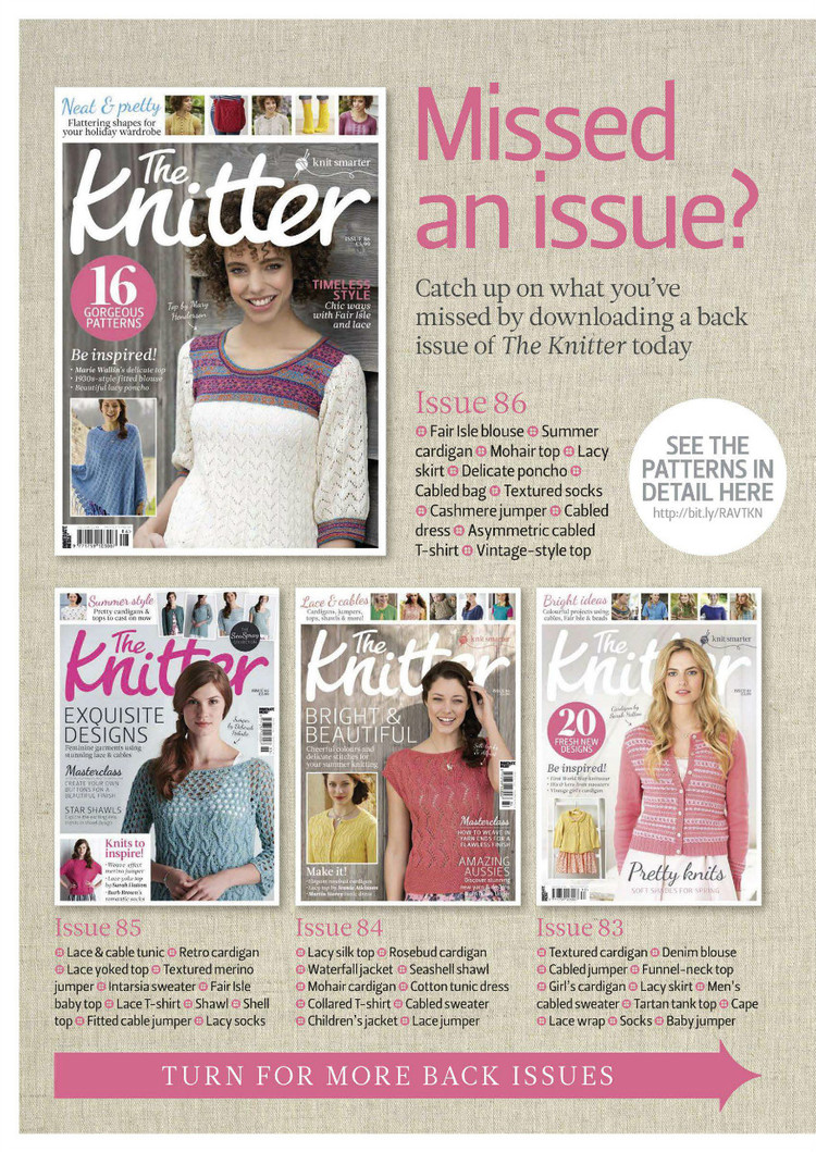 The Knitter  Issue 87 2015 - 輕描淡寫 - 輕描淡寫