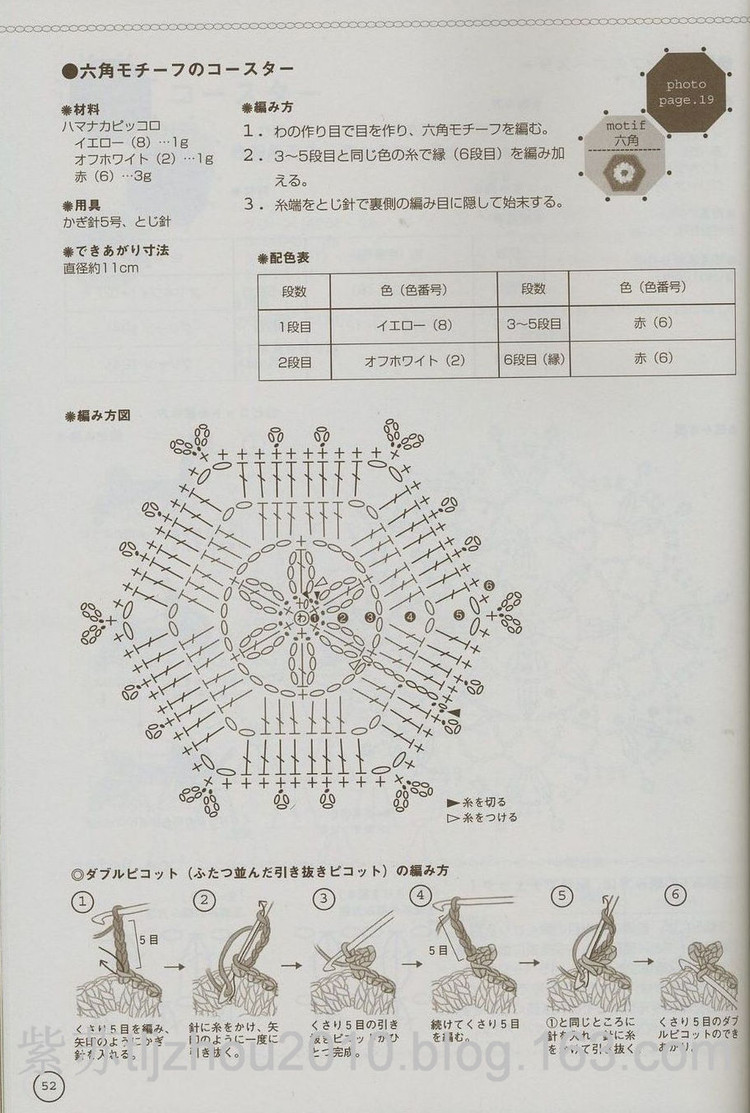 鉤編單元花 - 紫蘇 - 紫蘇的博客