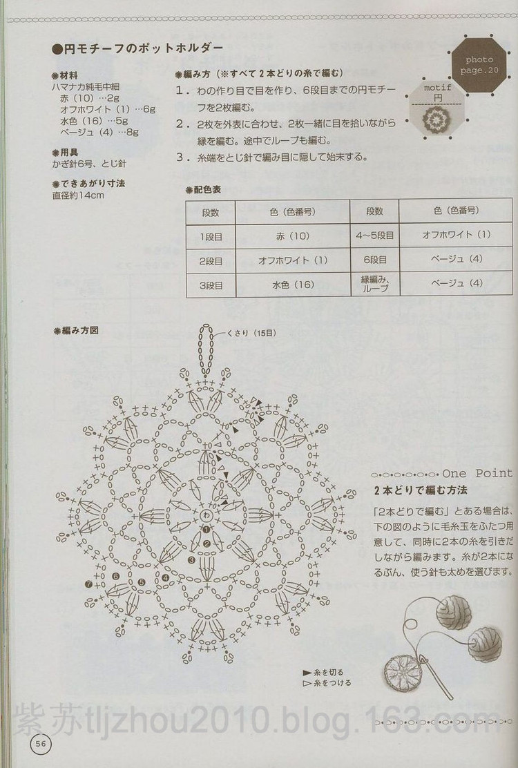 鉤編單元花 - 紫蘇 - 紫蘇的博客