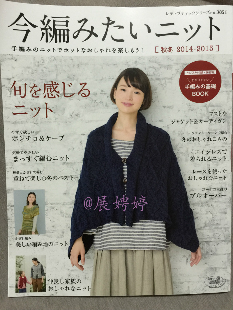 今編みたいニット秋冬 2014-2015 (レディブティックシリーズno.3851)-14.10香港購(gòu)買(mǎi)的新書(shū)之一 - 展娉婷 - 展娉婷 的博客