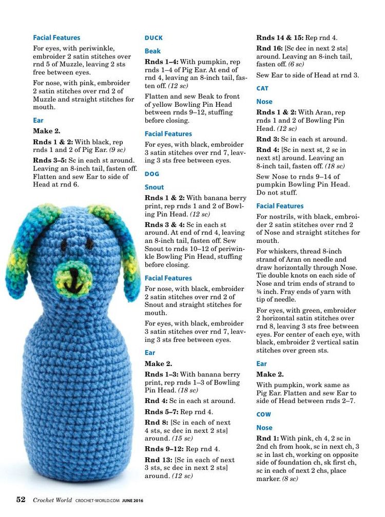 Crochet World №3 2016 - 輕描淡寫 - 輕描淡寫