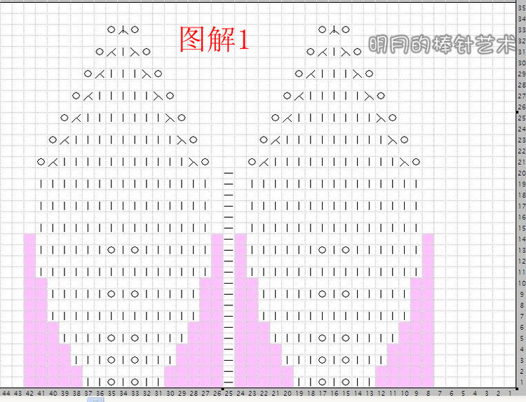 經(jīng)典葉子2：育克肩A字美裙（視頻） - 明月的棒針藝術 - 明月的棒針藝術