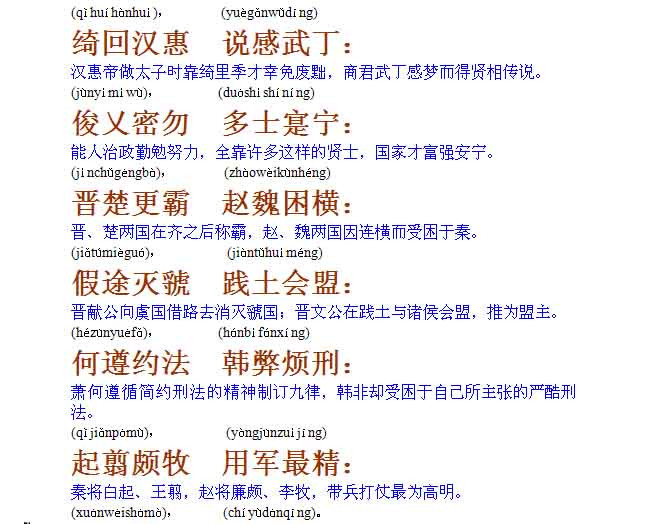 [轉(zhuǎn)載]《千字文》全文解釋