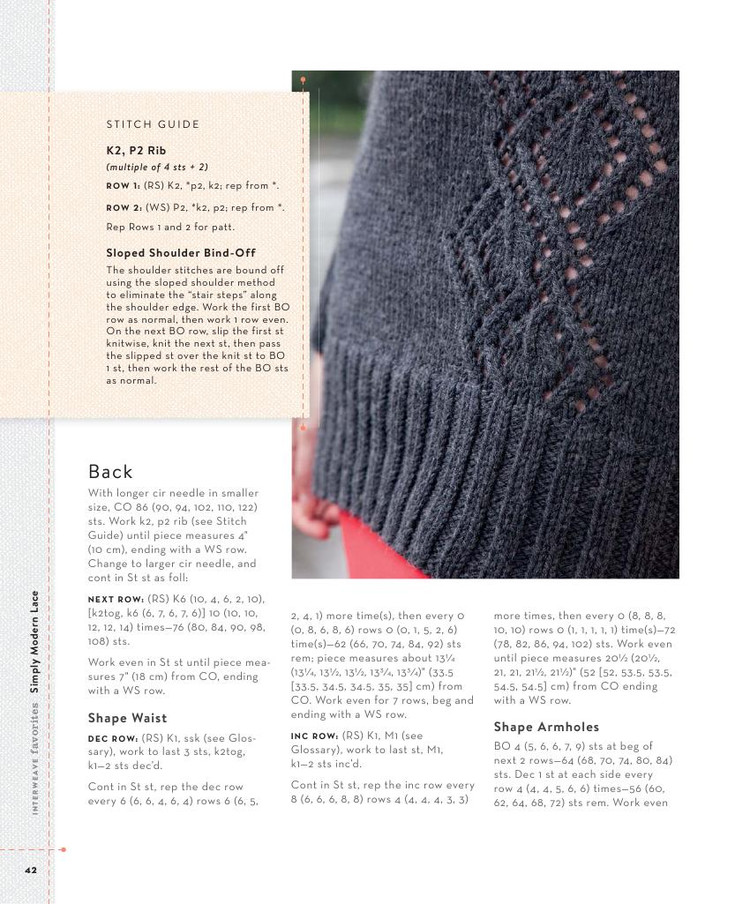 Simply Modern Lace :20 Knit Projects - 輕描淡寫 - 輕描淡寫