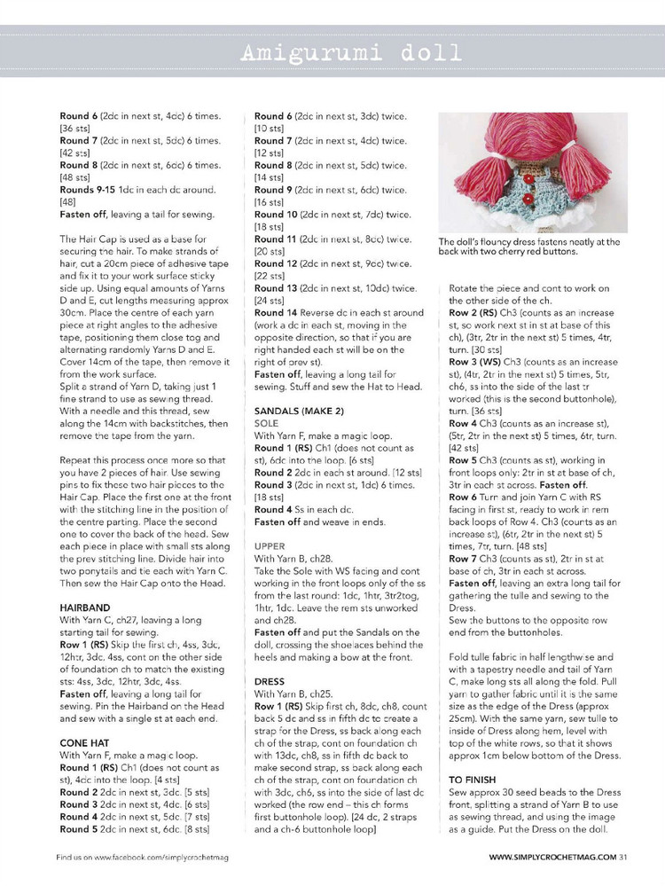 Simply Crochet Issue 34 2015 - 輕描淡寫 - 輕描淡寫