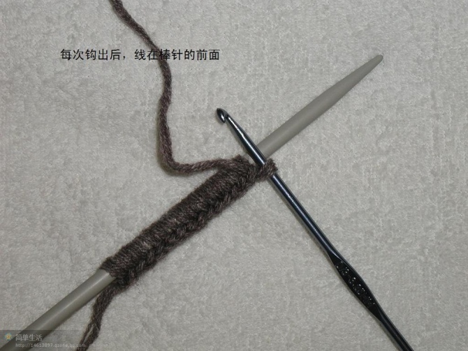 雙面起針?lè)楇p羅紋底邊 - 巧手狒狒 - 狒狒的編織小屋