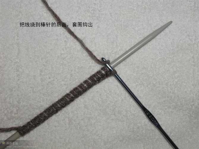 雙面起針?lè)楇p羅紋底邊 - 巧手狒狒 - 狒狒的編織小屋