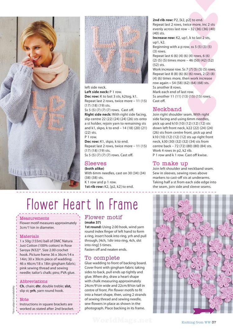 Womans Weekly Knitting  Crochet  February 2016 - 輕描淡寫 - 輕描淡寫