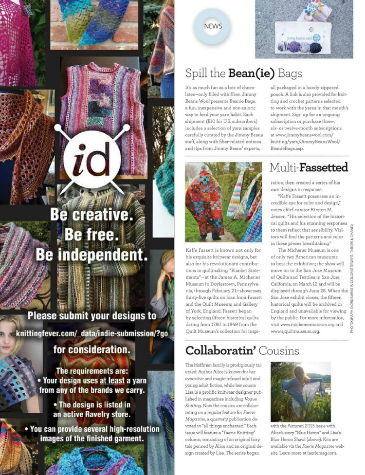 Vogue Knitting Winter 2015/2016 - 輕描淡寫(xiě) - 輕描淡寫(xiě)