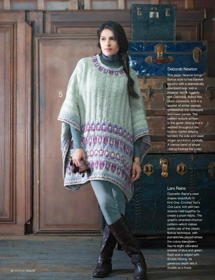 Vogue Knitting Winter 2015/2016 - 輕描淡寫(xiě) - 輕描淡寫(xiě)
