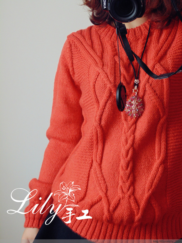【Lily手工】--楓.橋--仿阿卡套衫 - Lily - Lily的手工編織天地