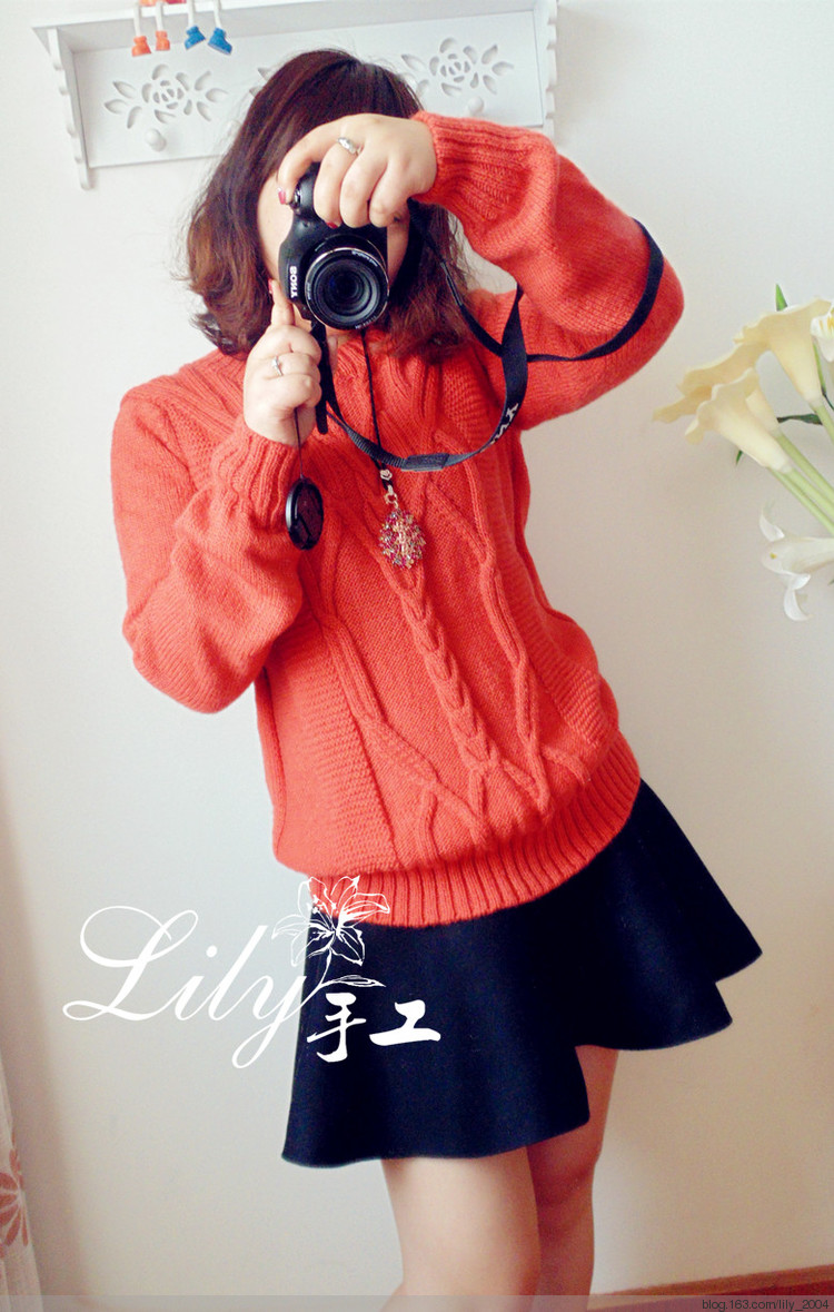 【Lily手工】--楓.橋--仿阿卡套衫 - Lily - Lily的手工編織天地