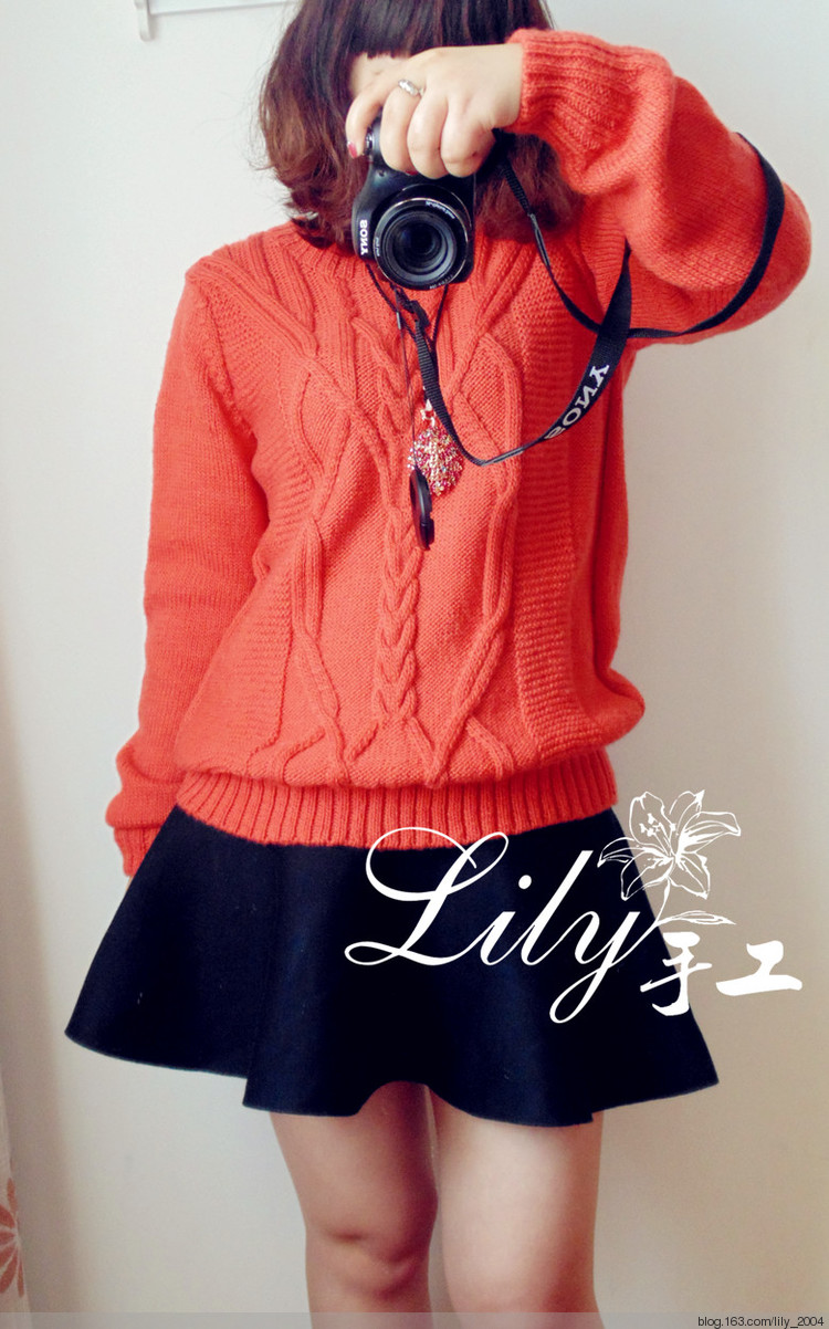 【Lily手工】--楓.橋--仿阿卡套衫 - Lily - Lily的手工編織天地