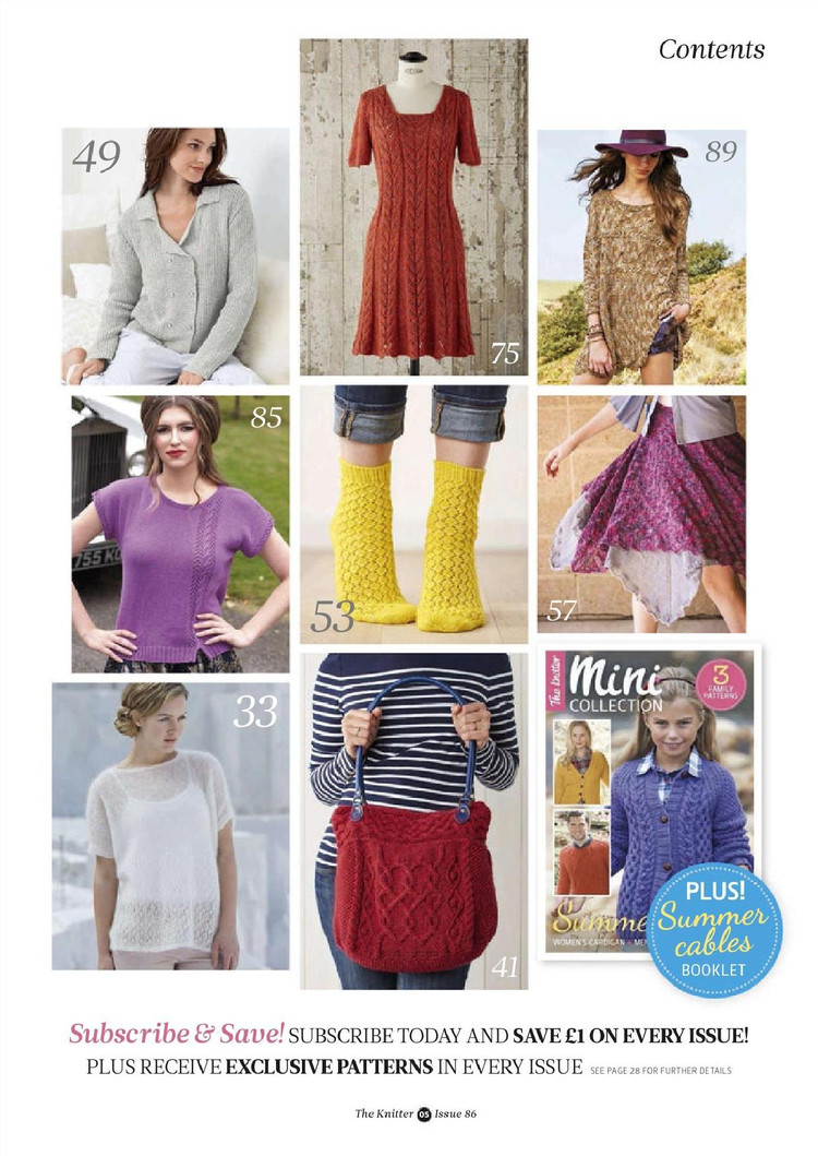 The Knitter  Issue 86 2015 - 輕描淡寫 - 輕描淡寫