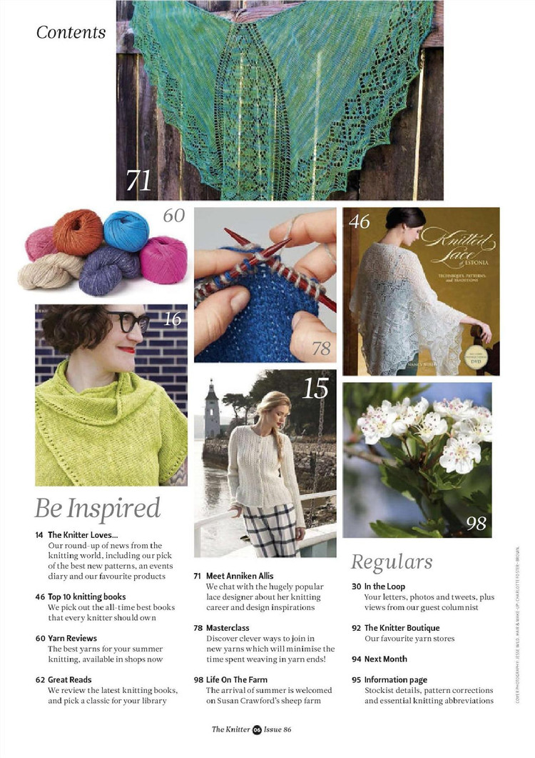 The Knitter  Issue 86 2015 - 輕描淡寫 - 輕描淡寫