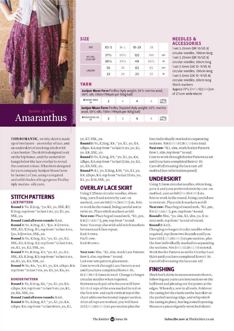 The Knitter  Issue 86 2015 - 輕描淡寫 - 輕描淡寫