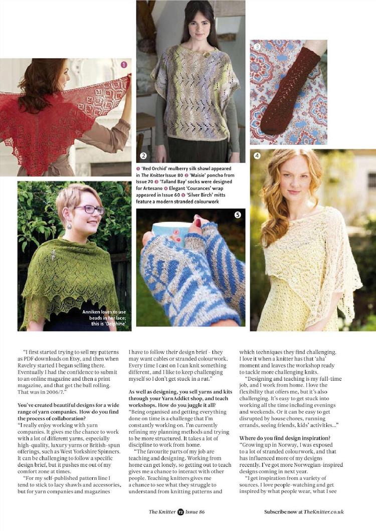 The Knitter  Issue 86 2015 - 輕描淡寫 - 輕描淡寫