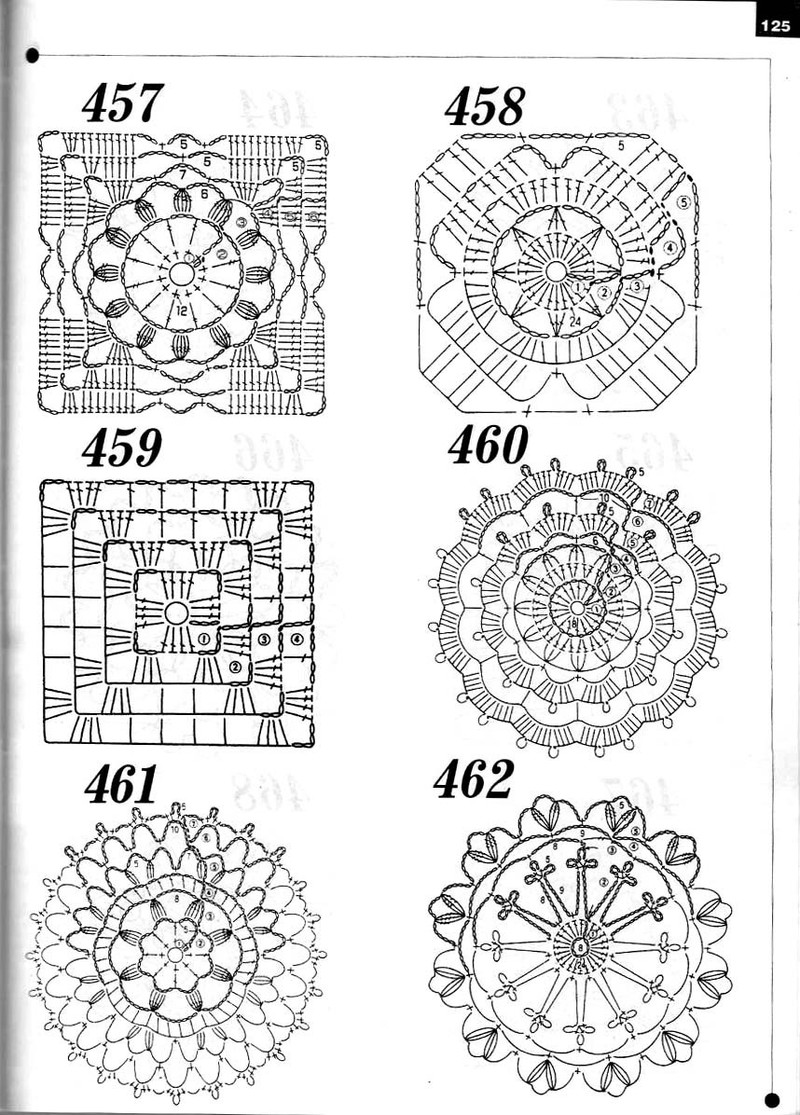 精品鉤針新花樣600種---4*拼花* - 彤彤 - 一泓清夢(mèng)