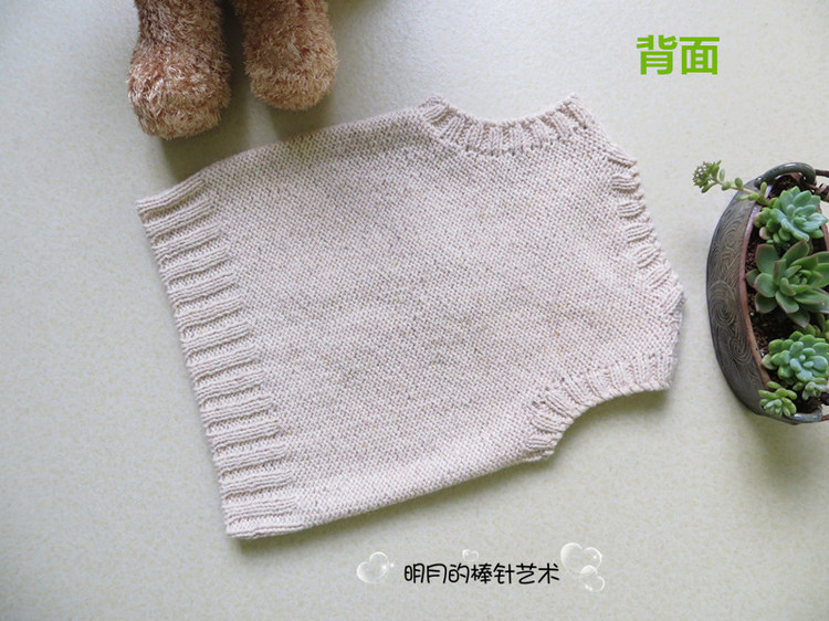 男寶貓頭鷹背心（視頻） - 明月的棒針?biāo)囆g(shù) - 明月的棒針?biāo)囆g(shù)