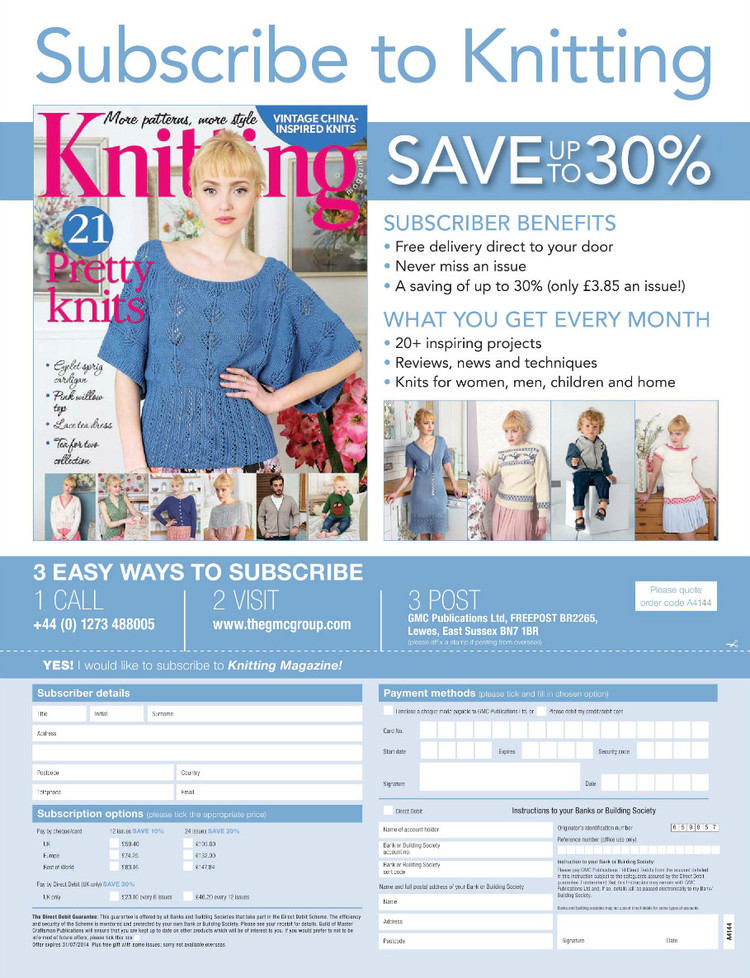 Knitting Magazine  May 2014 - 輕描淡寫 - 輕描淡寫