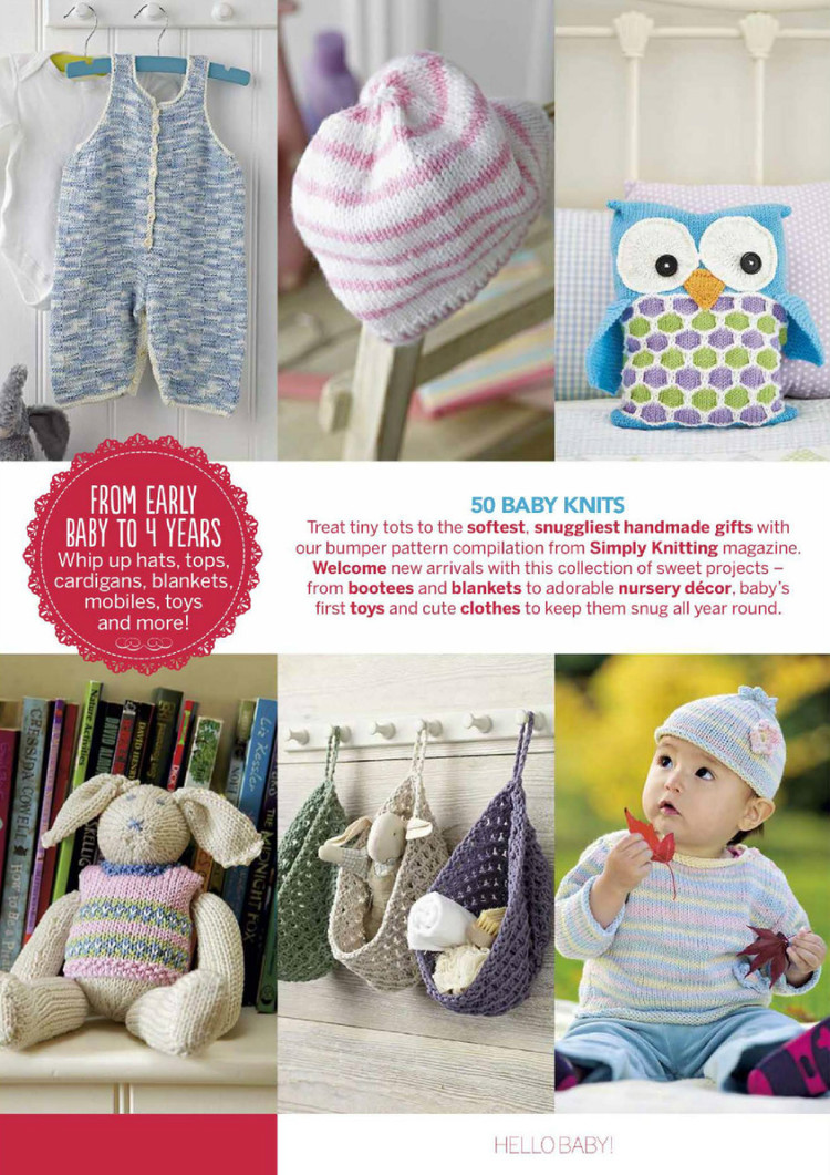 50 Baby Knits  spring 2015 - 輕描淡寫 - 輕描淡寫