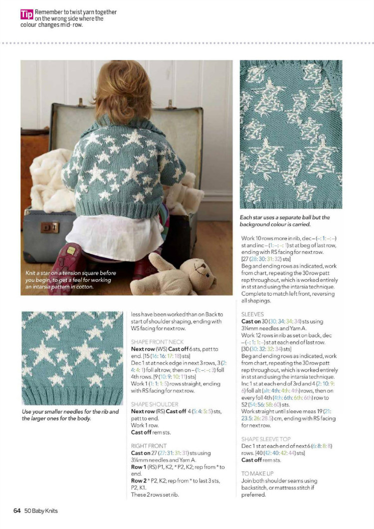 50 Baby Knits  spring 2015 - 輕描淡寫 - 輕描淡寫