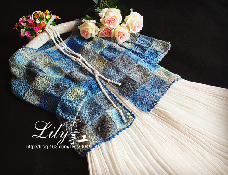【Lily】--如黛--暖春拼花小開(kāi)衫 - Lily - Lily的手工編織天地