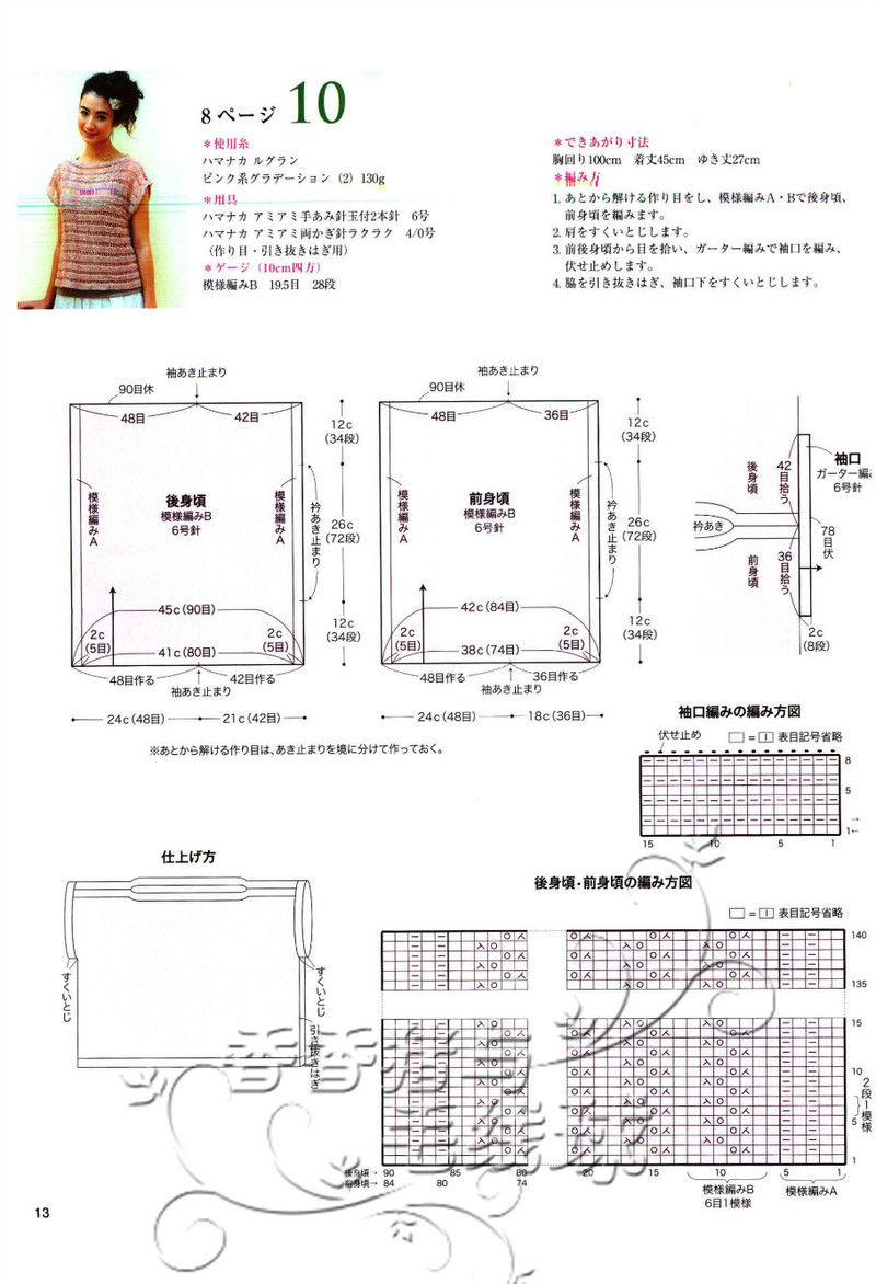 今編みたいニット春夏 2013 - 沫羽 - 沫羽編織后花園