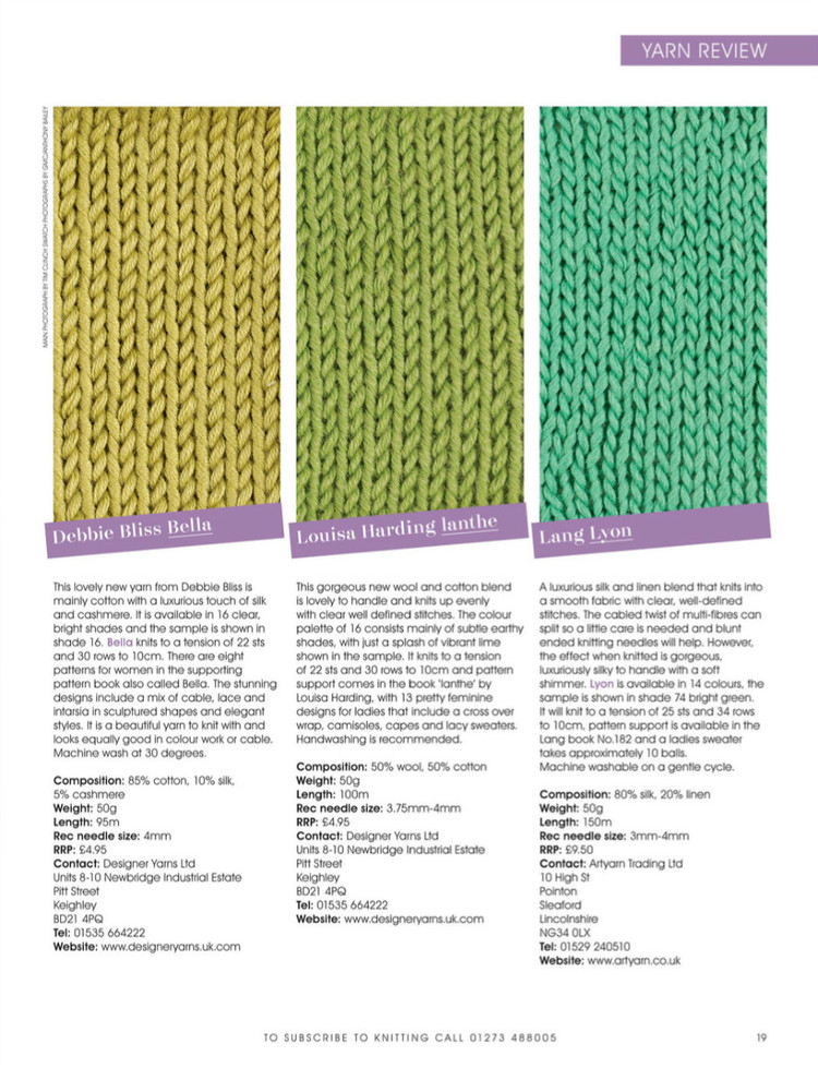 Knitting  Issue 89 2011 - 輕描淡寫(xiě) - 輕描淡寫(xiě)