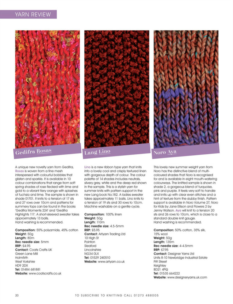 Knitting  Issue 89 2011 - 輕描淡寫(xiě) - 輕描淡寫(xiě)